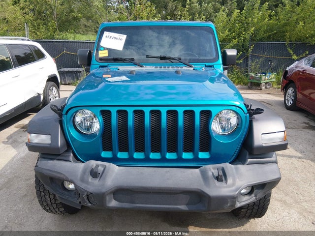 2020 Jeep Wrangler Unlimited Sport S 4x4 მანქანა იყიდება აუქციონზე, vin: 1C4HJXDG2LW174475, აუქციონის ნომერი: 45840616