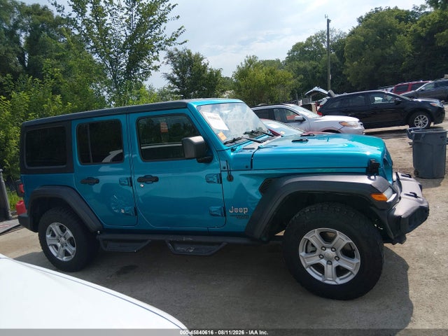 2020 Jeep Wrangler Unlimited Sport S 4x4 მანქანა იყიდება აუქციონზე, vin: 1C4HJXDG2LW174475, აუქციონის ნომერი: 45840616