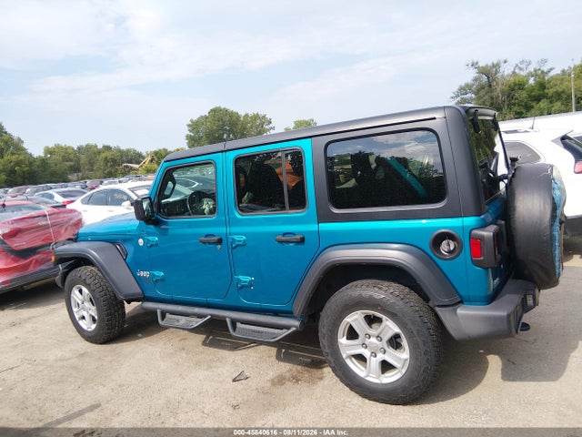 2020 Jeep Wrangler Unlimited Sport S 4x4 მანქანა იყიდება აუქციონზე, vin: 1C4HJXDG2LW174475, აუქციონის ნომერი: 45840616