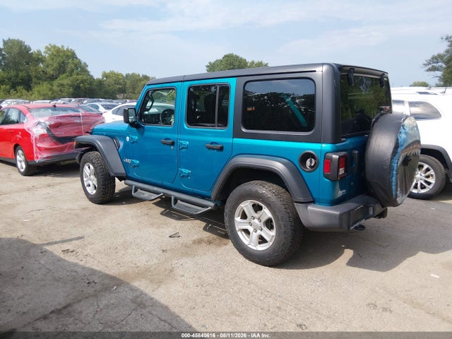 2020 Jeep Wrangler Unlimited Sport S 4x4 მანქანა იყიდება აუქციონზე, vin: 1C4HJXDG2LW174475, აუქციონის ნომერი: 45840616