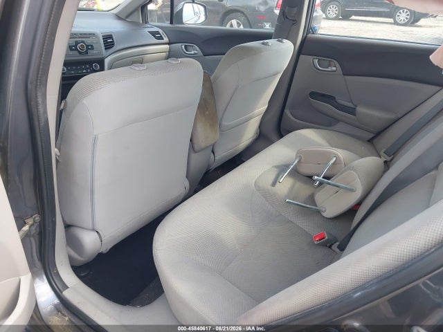 45840617 :رقم المزاد ، 19XFB2F53CE050860 vin ، 2012 Honda Civic Lx مزاد بيع