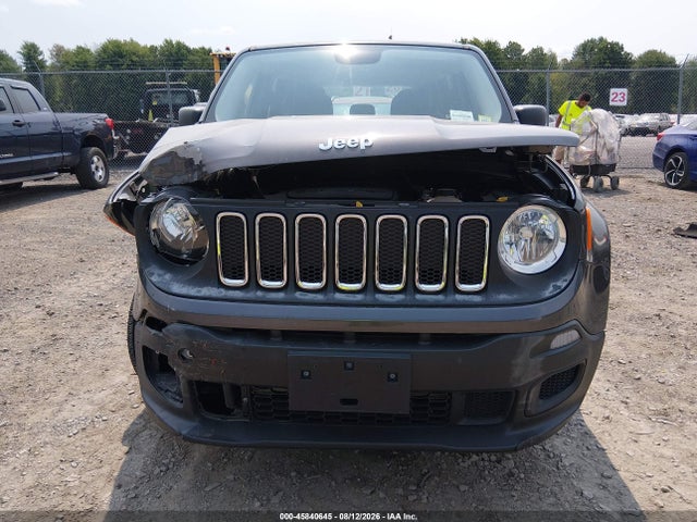 2017 Jeep Renegade Sport მანქანა იყიდება აუქციონზე, vin: ZACCJBAB4HPG48887, აუქციონის ნომერი: 45840645