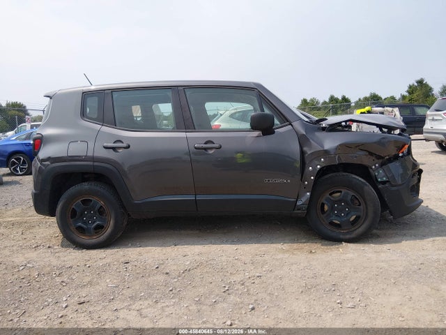 2017 Jeep Renegade Sport მანქანა იყიდება აუქციონზე, vin: ZACCJBAB4HPG48887, აუქციონის ნომერი: 45840645