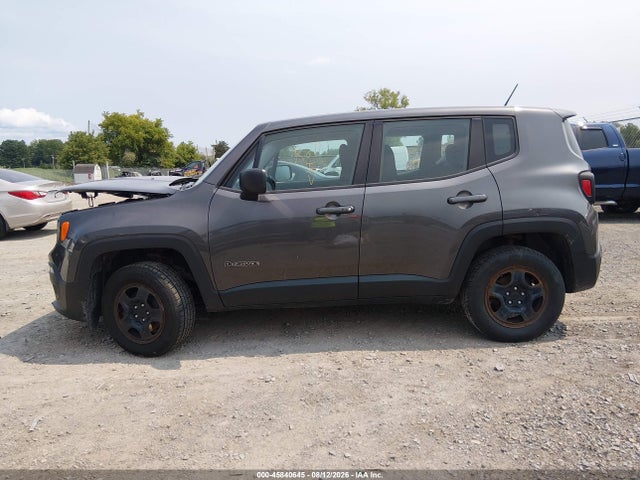 2017 Jeep Renegade Sport მანქანა იყიდება აუქციონზე, vin: ZACCJBAB4HPG48887, აუქციონის ნომერი: 45840645