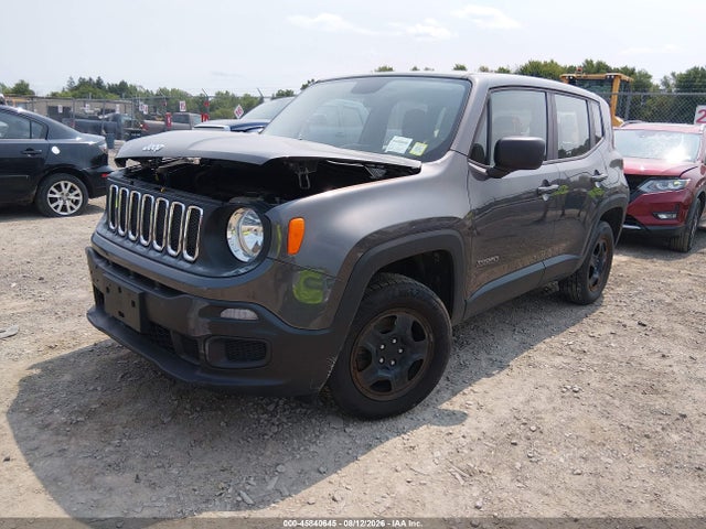 2017 Jeep Renegade Sport მანქანა იყიდება აუქციონზე, vin: ZACCJBAB4HPG48887, აუქციონის ნომერი: 45840645