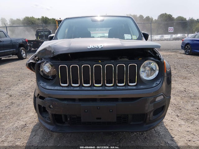 2017 Jeep Renegade Sport მანქანა იყიდება აუქციონზე, vin: ZACCJBAB4HPG48887, აუქციონის ნომერი: 45840645