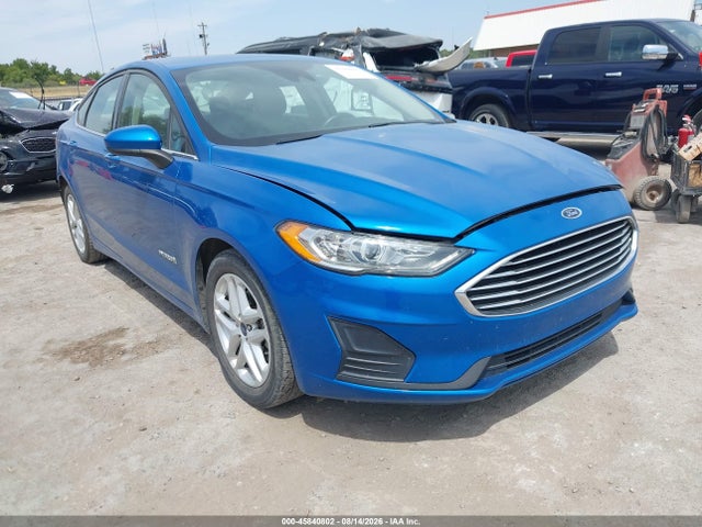 45840802 :رقم المزاد ، 3FA6P0LU7KR187539 vin ، 2019 Ford Fusion Hybrid Se مزاد بيع