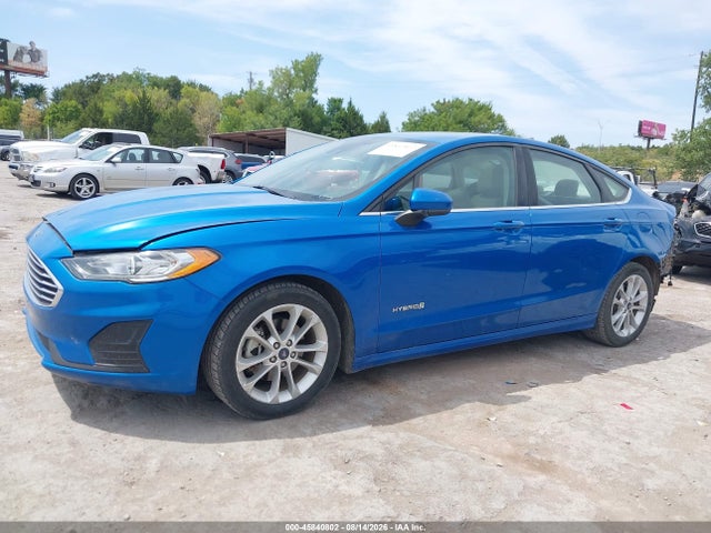 45840802 :رقم المزاد ، 3FA6P0LU7KR187539 vin ، 2019 Ford Fusion Hybrid Se مزاد بيع