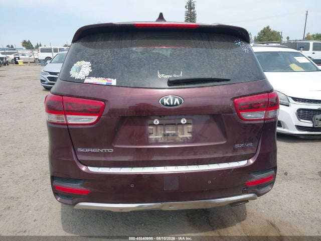 2016 Kia Sorento 3.3l Sx მანქანა იყიდება აუქციონზე, vin: 5XYPK4A54GG185328, აუქციონის ნომერი: 45840995