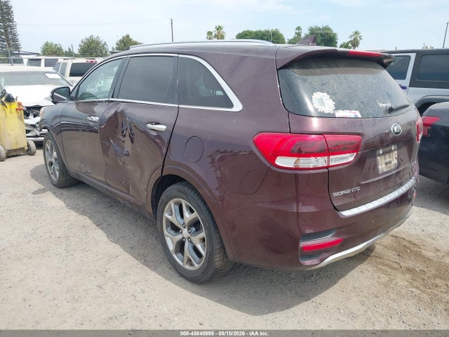 2016 Kia Sorento 3.3l Sx მანქანა იყიდება აუქციონზე, vin: 5XYPK4A54GG185328, აუქციონის ნომერი: 45840995