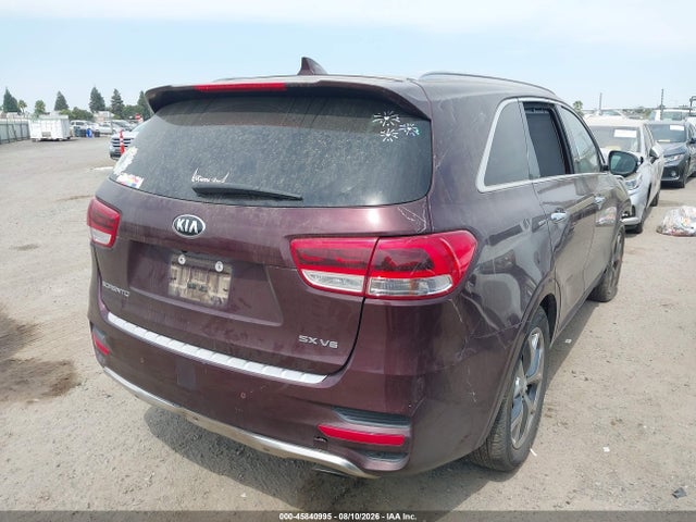 2016 Kia Sorento 3.3l Sx მანქანა იყიდება აუქციონზე, vin: 5XYPK4A54GG185328, აუქციონის ნომერი: 45840995