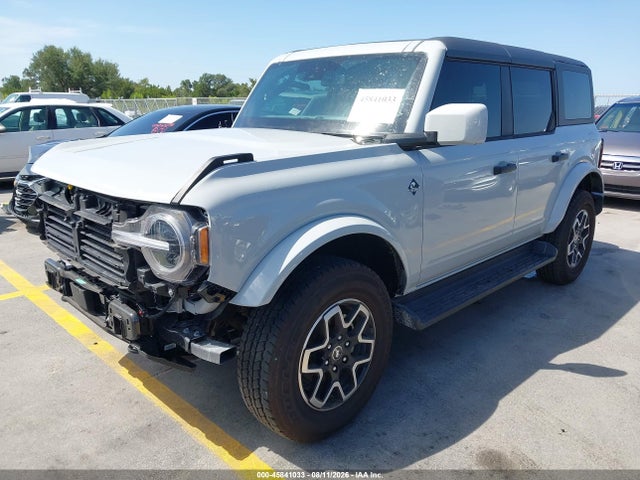2026 Ford Bronco Outer Banks მანქანა იყიდება აუქციონზე, vin: 1FMEE8BP7TLA57407, აუქციონის ნომერი: 45841033