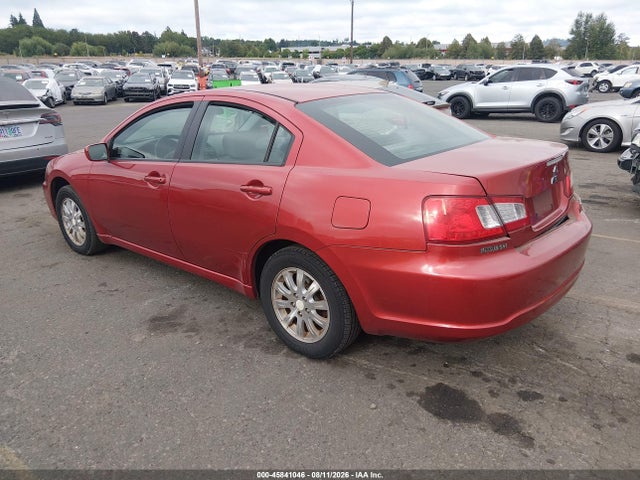 Продаж на аукціоні авто 2009 Mitsubishi Galant Es/sport Edition, vin: 4A3AB36F09E030348, номер лоту: 45841046