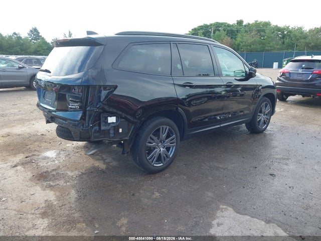 2022 Honda Pilot Awd Sport მანქანა იყიდება აუქციონზე, vin: 5FNYF6H39NB090762, აუქციონის ნომერი: 45841090