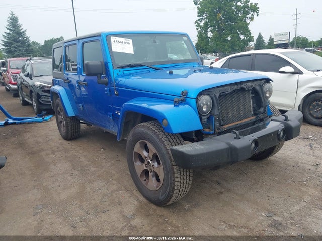 Aukcja sprzedaży 2016 Jeep Wrangler Unlimited Sahara, vin: 1C4BJWEG6GL262144, numer aukcji: 45841096
