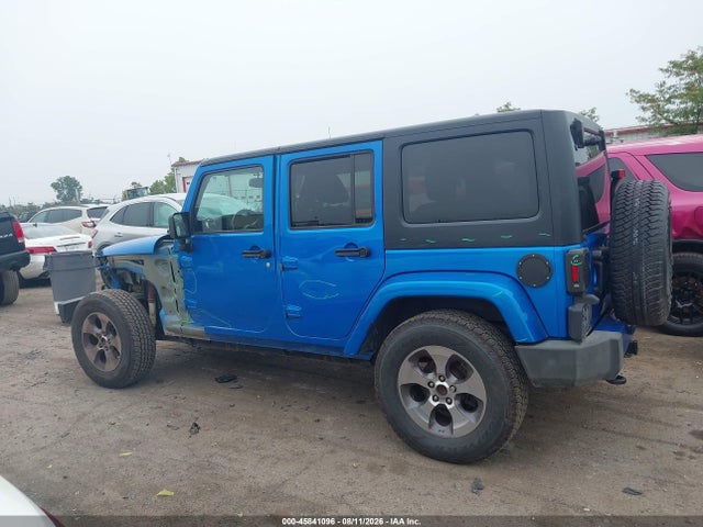 Продажа на аукционе авто 2016 Jeep Wrangler Unlimited Sahara, vin: 1C4BJWEG6GL262144, номер лота: 45841096