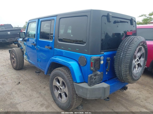 Продажа на аукционе авто 2016 Jeep Wrangler Unlimited Sahara, vin: 1C4BJWEG6GL262144, номер лота: 45841096