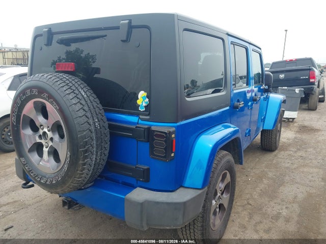 Продажа на аукционе авто 2016 Jeep Wrangler Unlimited Sahara, vin: 1C4BJWEG6GL262144, номер лота: 45841096