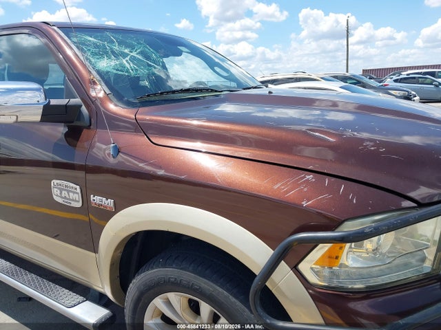 2013 Ram 1500 Laramie Longhorn Edition მანქანა იყიდება აუქციონზე, vin: 1C6RR6PT1DS578318, აუქციონის ნომერი: 45841233