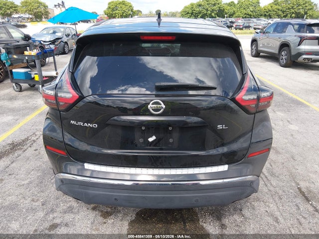 2021 Nissan Murano Sl Fwd მანქანა იყიდება აუქციონზე, vin: 5N1AZ2CJXMC109348, აუქციონის ნომერი: 45841309