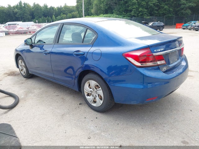 2013 Honda Civic Lx მანქანა იყიდება აუქციონზე, vin: 19XFB2F54DE215476, აუქციონის ნომერი: 45841338