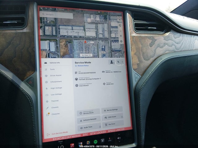 Продажа на аукционе авто 2019 Tesla Model X 100d/75d/long Range, vin: 5YJXCAE23KF160500, номер лота: 45841570
