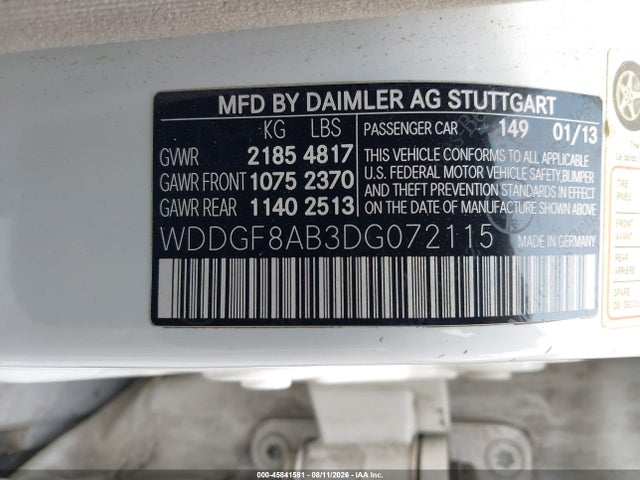 2013 Mercedes-benz C 300 Luxury 4matic მანქანა იყიდება აუქციონზე, vin: WDDGF8AB3DG072115, აუქციონის ნომერი: 45841581