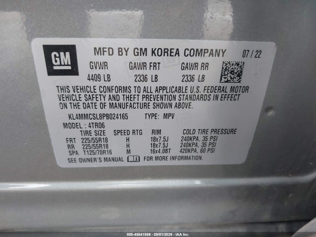 Продаж на аукціоні авто 2023 Buick Encore Gx Preferred Awd, vin: KL4MMCSL8PB024165, номер лоту: 45841589