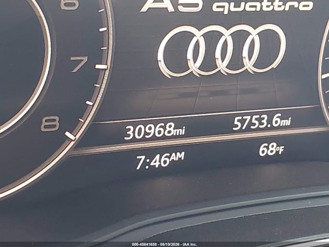 2019 Audi A5 45 Premium მანქანა იყიდება აუქციონზე, vin: WAUENCF52KA070685, აუქციონის ნომერი: 45841658