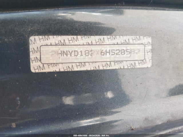 Auction sale of the 2006 Acura Mdx, vin: 2HNYD182X6H528582, lot number: 45841685