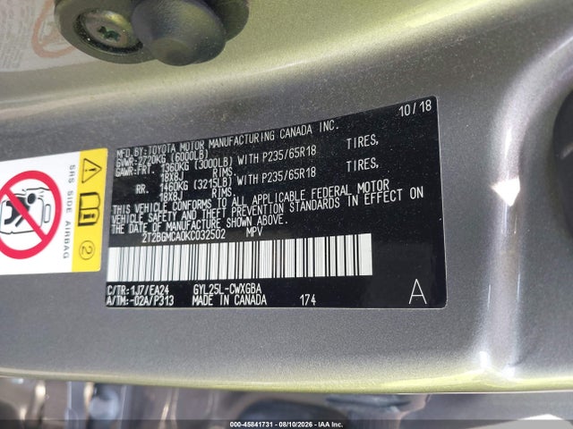 2T2BGMCA0KC032502 Lexus RX 450H