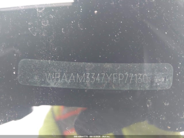 Aukcja sprzedaży 2000 Bmw 323i, vin: WBAAM3347YFP77130, numer aukcji: 45841775