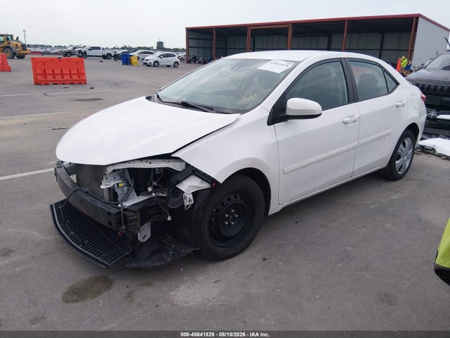 45841828 :رقم المزاد ، 2T1BURHE6KC162922 vin ، 2019 Toyota Corolla Le مزاد بيع