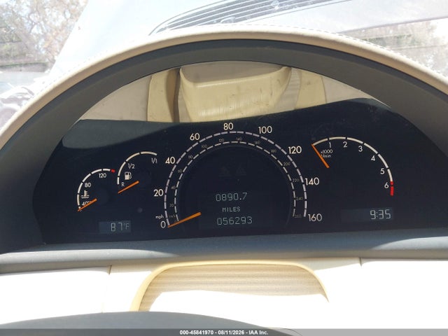 45841970 :رقم المزاد ، WDBPJ76J34A040043 vin ، 2004 Mercedes-benz Cl 600 مزاد بيع