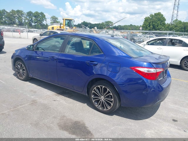 45841977 :رقم المزاد ، 5YFBURHE5FP246221 vin ، 2015 Toyota Corolla S Premium مزاد بيع