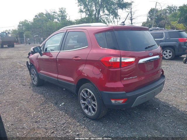 2020 Ford Ecosport Titanium მანქანა იყიდება აუქციონზე, vin: MAJ6S3KL8LC340857, აუქციონის ნომერი: 45841991