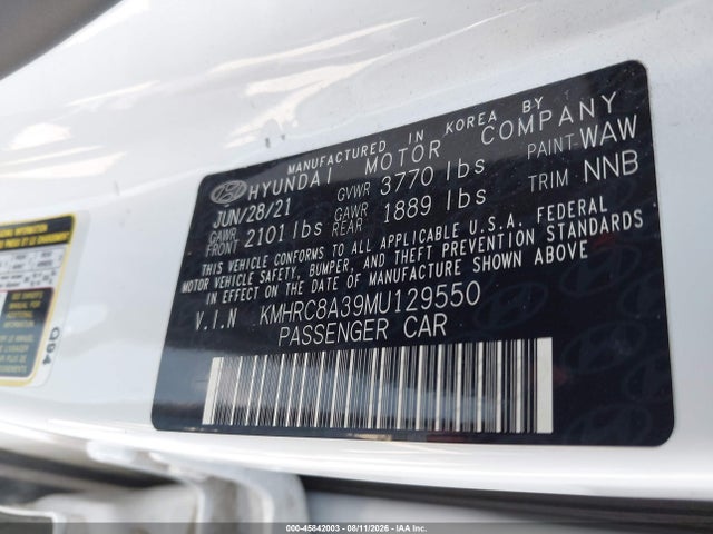 Hyundai Venue Sel 2021 KMHRC8A39MU129550 Image 9