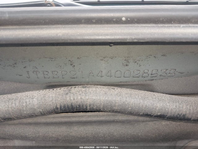 45842009 :رقم المزاد ، JTEEP21A440028535 vin ، 2004 Toyota Highlander V6 مزاد بيع