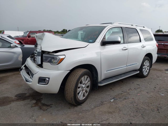 2021 Toyota Sequoia Platinum მანქანა იყიდება აუქციონზე, vin: 5TDGY5B13MS181477, აუქციონის ნომერი: 45842048