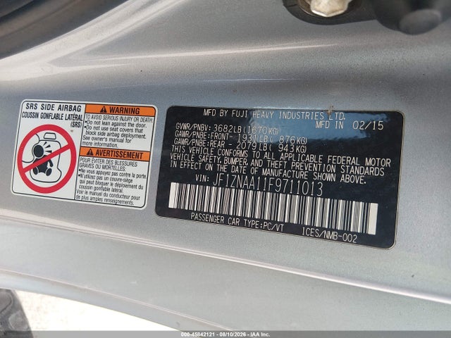 Scion FR-S 2015 JF1ZNAA11F9711013 Image 9