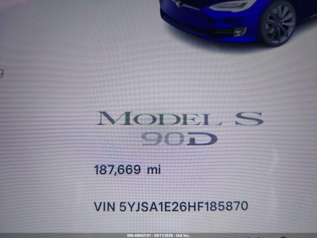 5YJSA1E26HF185870 Tesla Model S 100d/60d/75d/90d/p100d