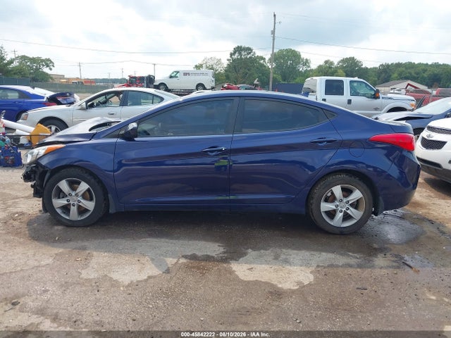 2013 Hyundai Elantra Gls მანქანა იყიდება აუქციონზე, vin: 5NPDH4AE2DH412182, აუქციონის ნომერი: 45842222