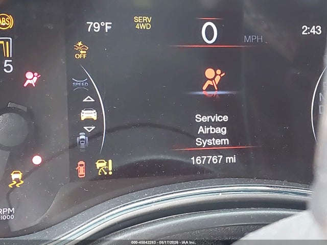 45842283 :رقم المزاد ، 1C4RJFBM3JC374142 vin ، 2018 Jeep Grand Cherokee Sterling Edition 4x4 مزاد بيع