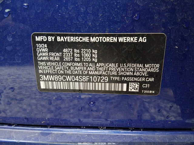 3MW89CW04S8F10729 BMW 330i Xdrive