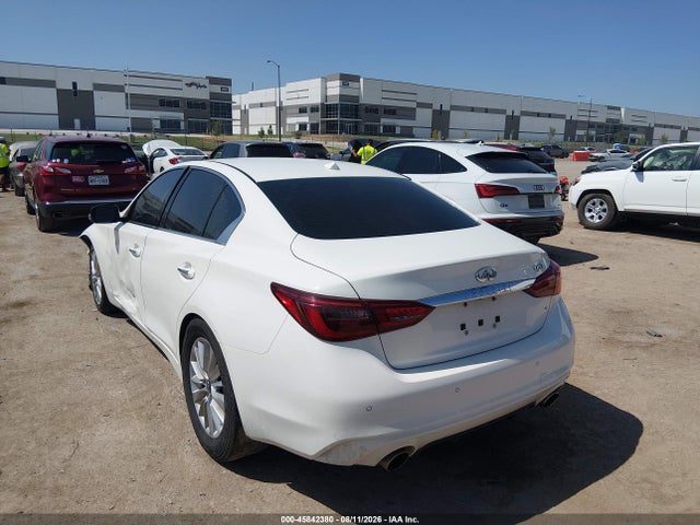 45842380 :رقم المزاد ، JN1EV7BP6MM707132 vin ، 2021 Infiniti Q50 Luxe مزاد بيع