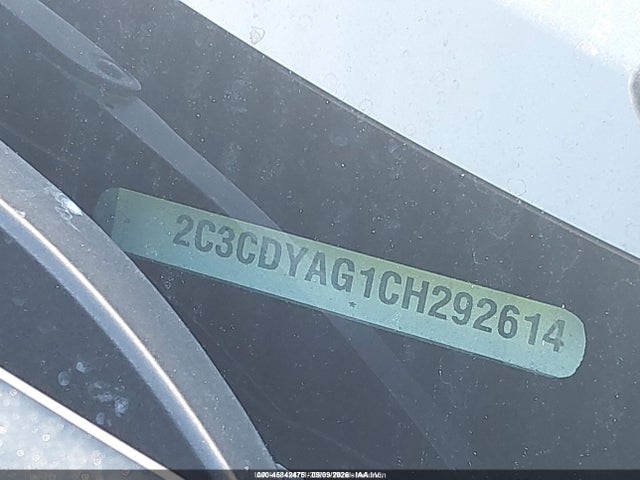 2012 Dodge Challenger Sxt მანქანა იყიდება აუქციონზე, vin: 2C3CDYAG1CH292614, აუქციონის ნომერი: 45842475