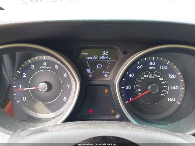 2013 Hyundai Elantra Gls მანქანა იყიდება აუქციონზე, vin: 5NPDH4AE7DH401968, აუქციონის ნომერი: 45842502