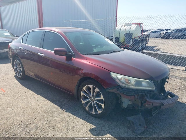 Продажа на аукционе авто 2015 Honda Accord Sport, vin: 1HGCR2F52FA148155, номер лота: 45842566