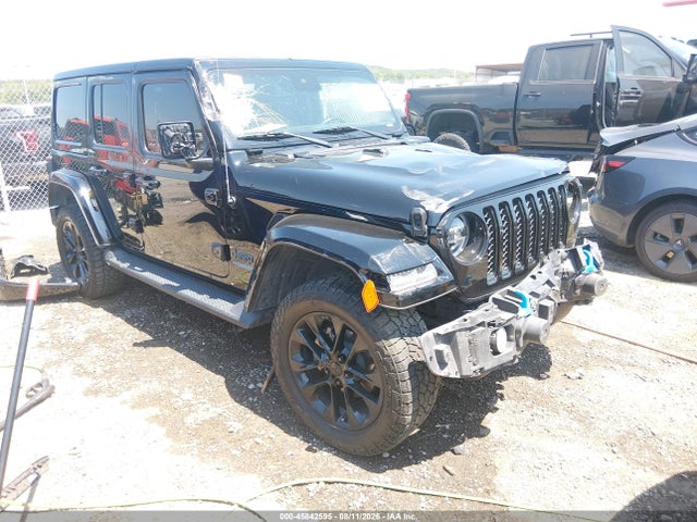 2021 Jeep Wrangler 4xe Unlimited High Altitude 4x4 მანქანა იყიდება აუქციონზე, vin: 1C4JJXP66MW676380, აუქციონის ნომერი: 45842595