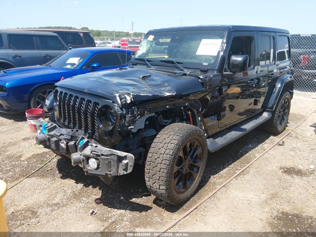2021 Jeep Wrangler 4xe Unlimited High Altitude 4x4 მანქანა იყიდება აუქციონზე, vin: 1C4JJXP66MW676380, აუქციონის ნომერი: 45842595